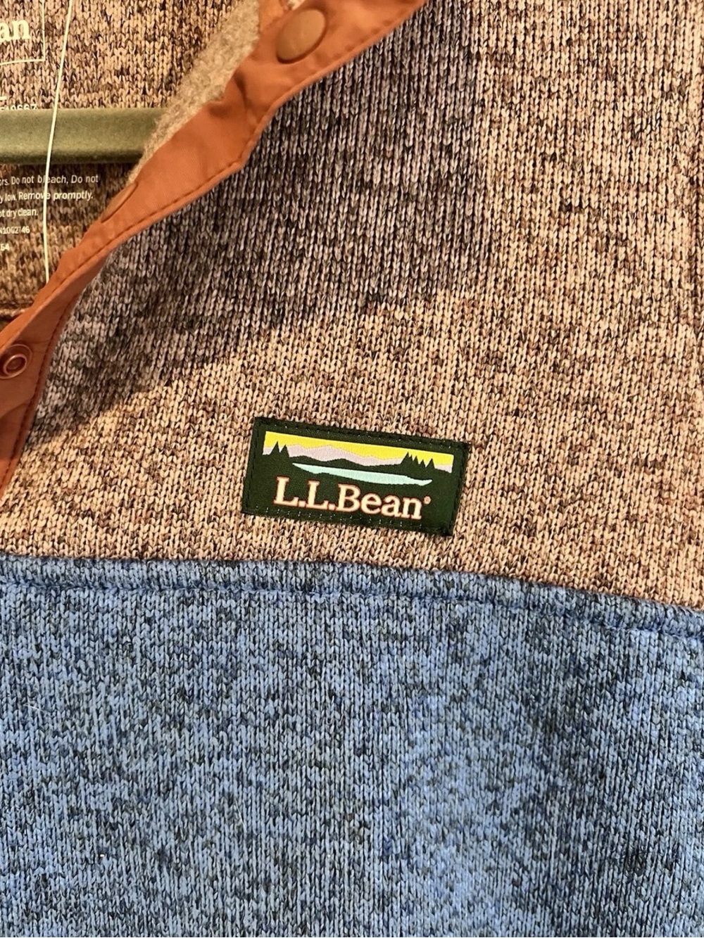 Large Tall Women's L.L.Bean Sweater Fleece Pullover - Picture 3 of 5